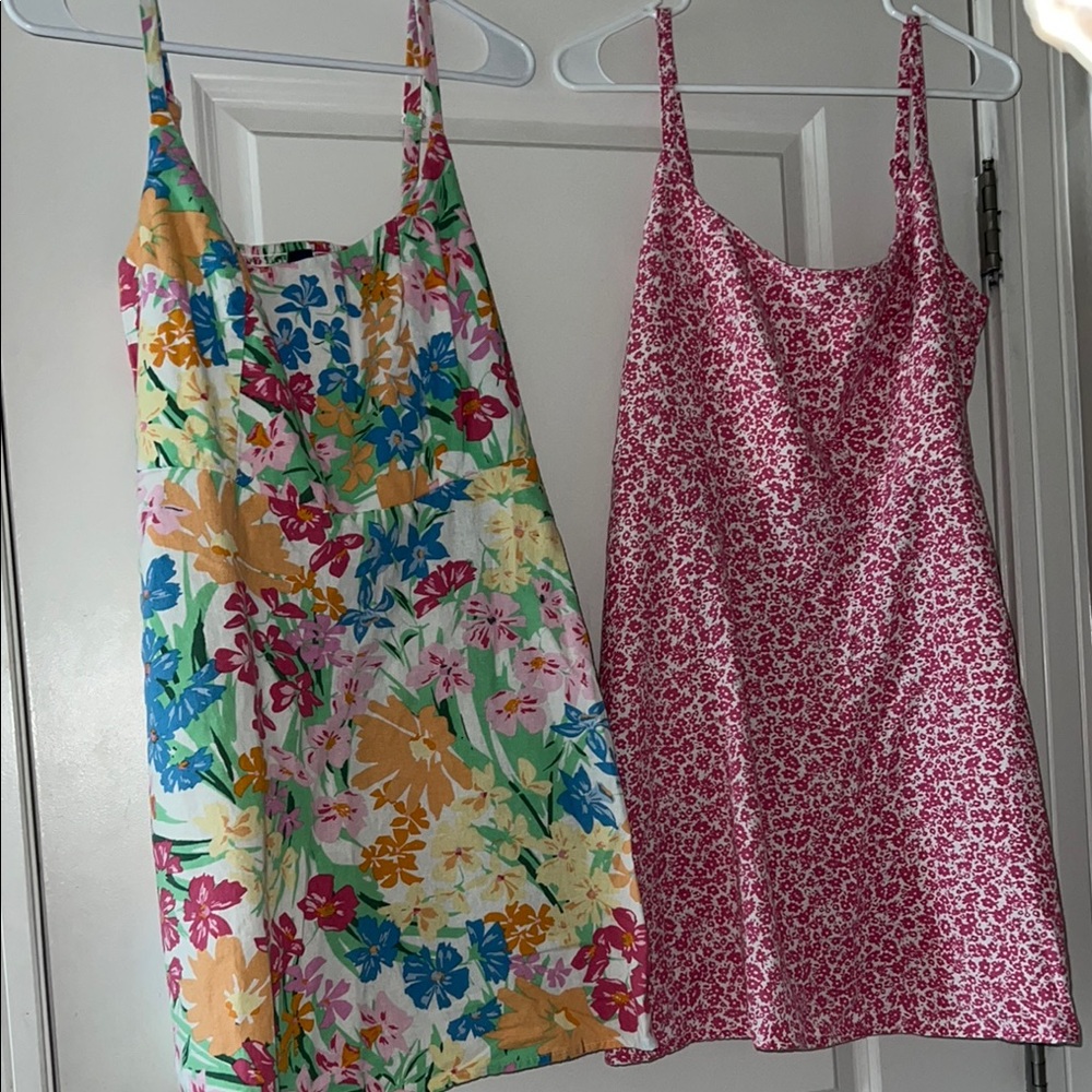 Old Navy Floral and Pink Dress set